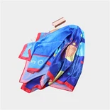 머리용 프린트 실크 스카프